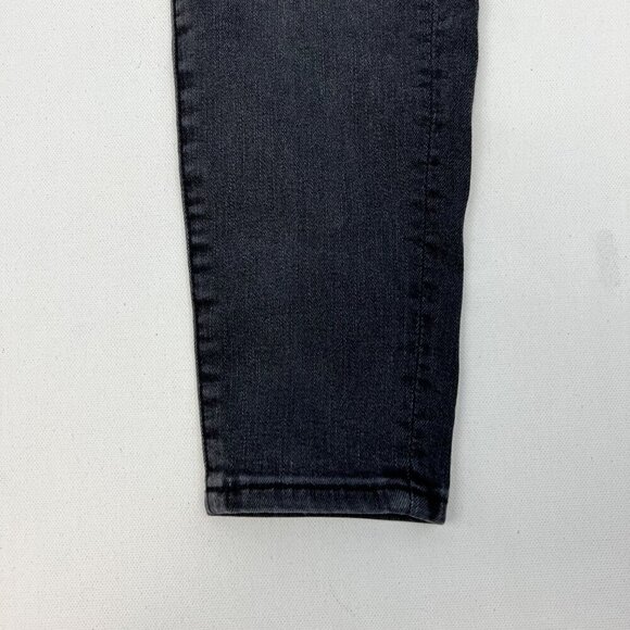American Eagle Distress Skinny Jeans Charcoal Womens Size 0R Stretch - Picture 5 of 9